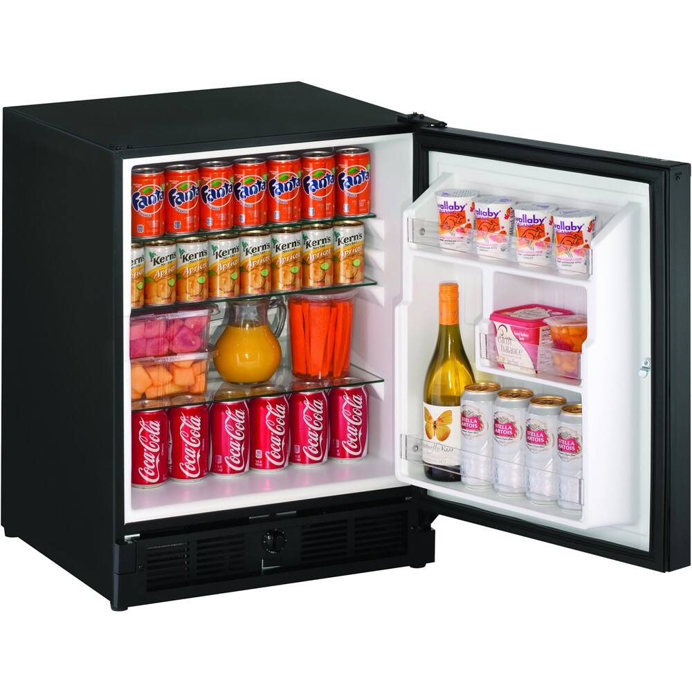 Left. U-Line - ADA Series 3.3 Cu. Ft. Mini Fridge - Black.