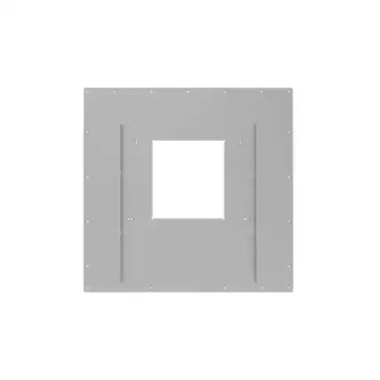 Front. Thermador - Roof Mounting Plate for Thermador VTR1030P Hood - Stainless Steel.