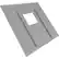Alt View 11. Thermador - Roofplate for Select Thermador Blowers - Gray.