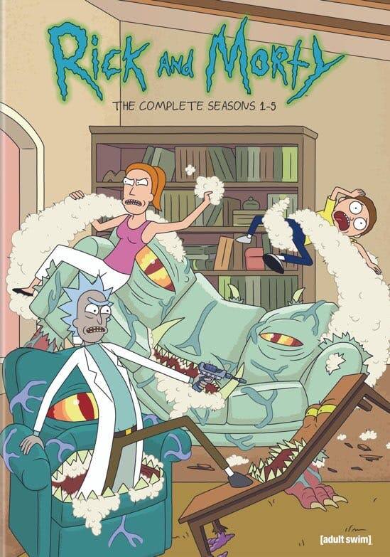 Front. Rick and Morty: Seasons 1-5 (Box Set) [DVD].
