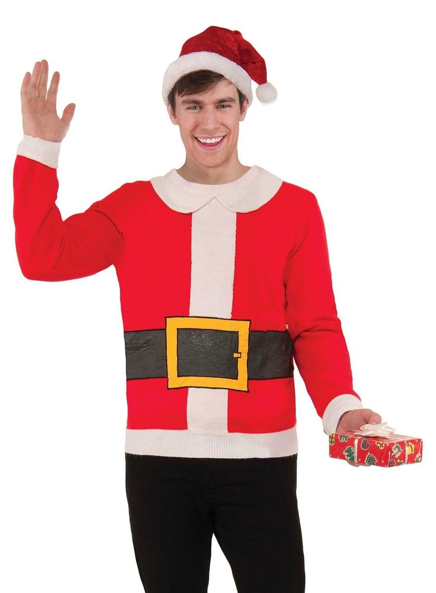 Forum Novelties - Santa Suit Men's Ugly Christmas Sweater Medium - Red price history on PriceWatchPro