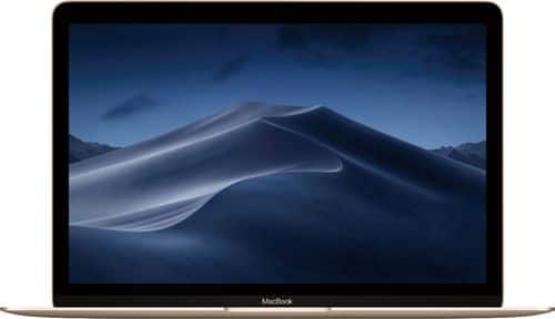 Apple - Macbook® - 12" Display - Intel Core M3 - 8GB Memory - 256GB Flash Storage (Latest Model) - Gold - Larger Front