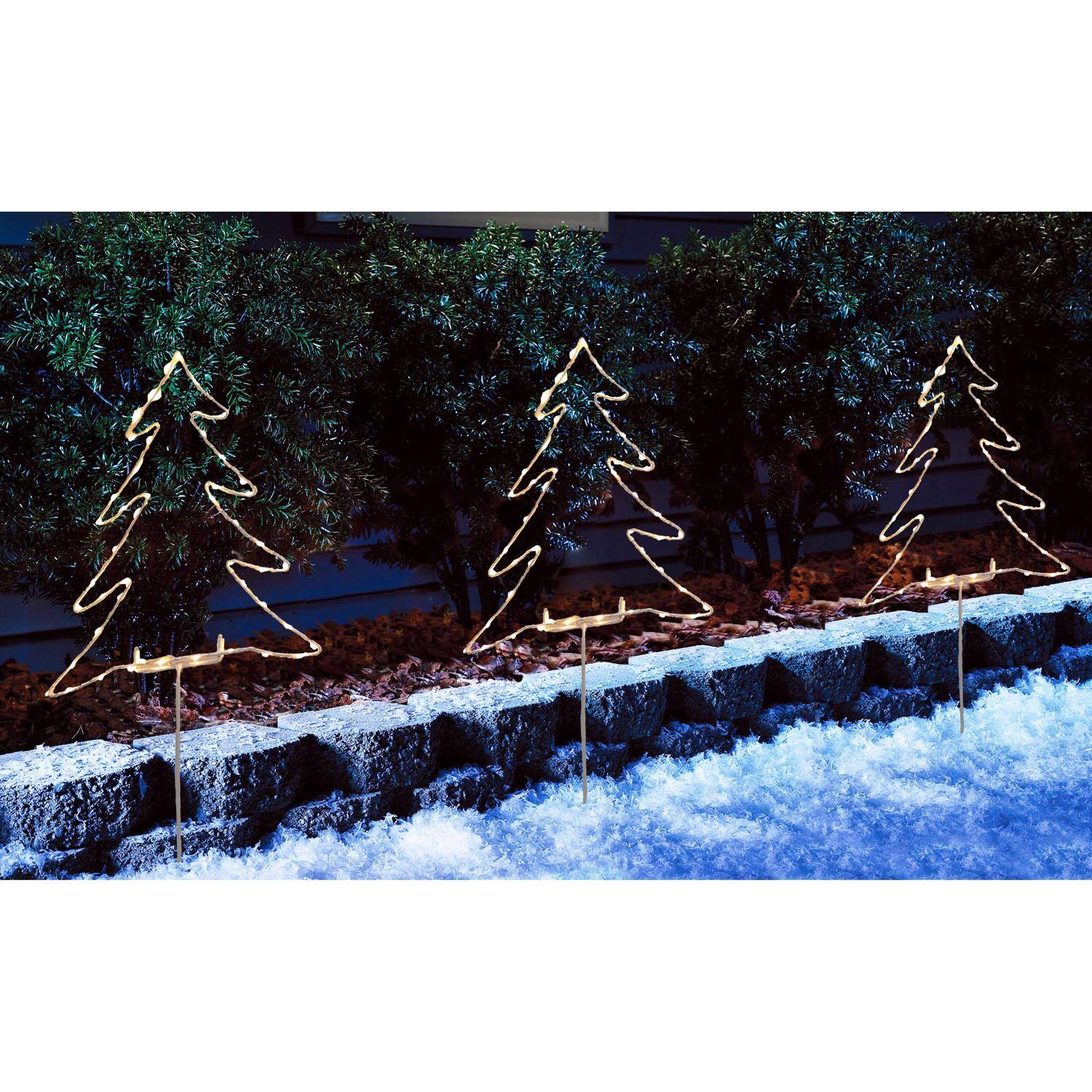 Front. Sienna - Sienna LED Warm White Tree 26.3 in. Pathway Decor - Warm White.