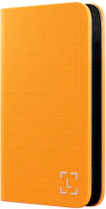 Front. Ledger - Stax Magnet Shell - Bitcoin Orange.