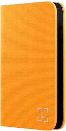 Front. Ledger - Stax Magnet Shell - Bitcoin Orange.