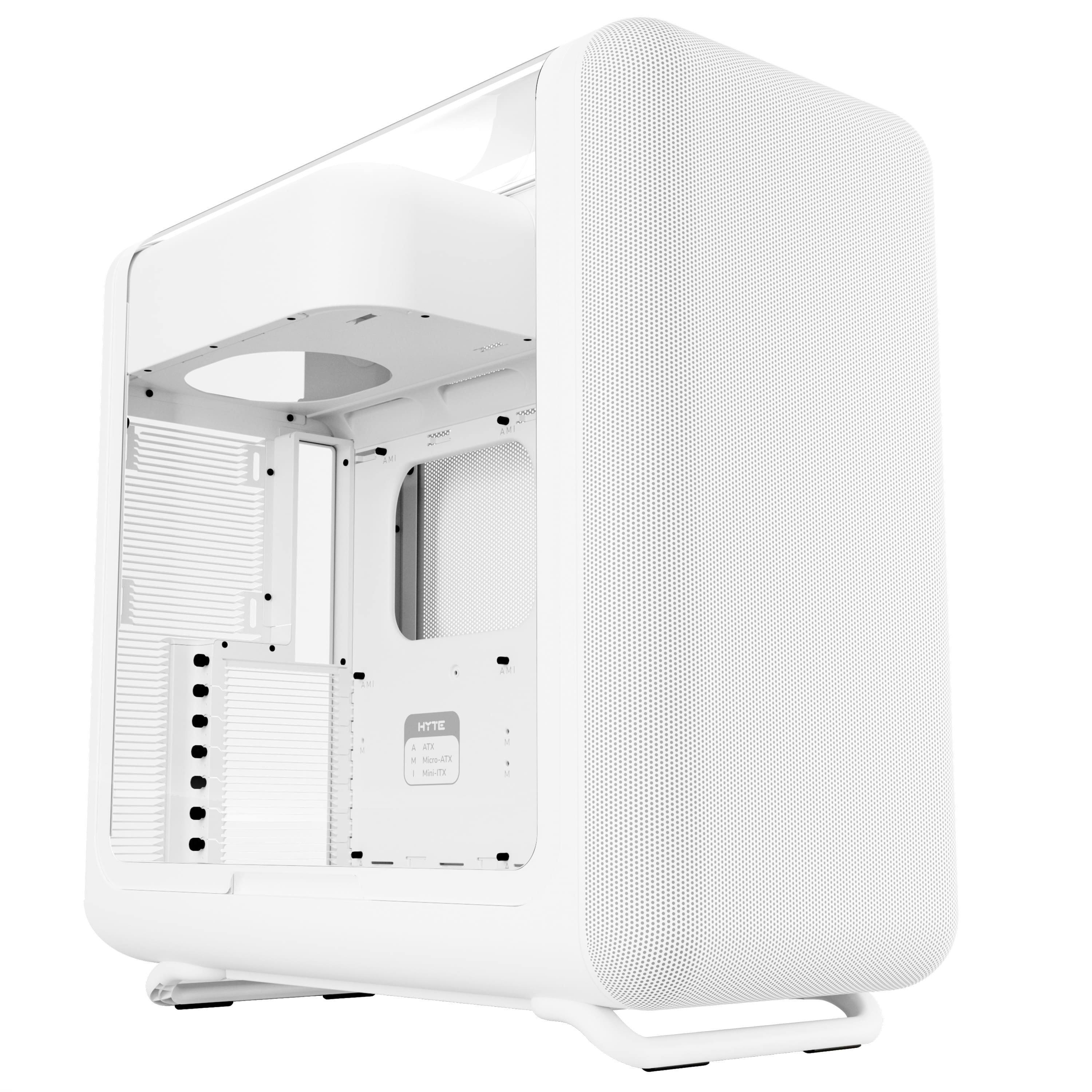 HYTE - X50 Modern Performance ATX Mid-Tower PC Gaming Case - Snow White