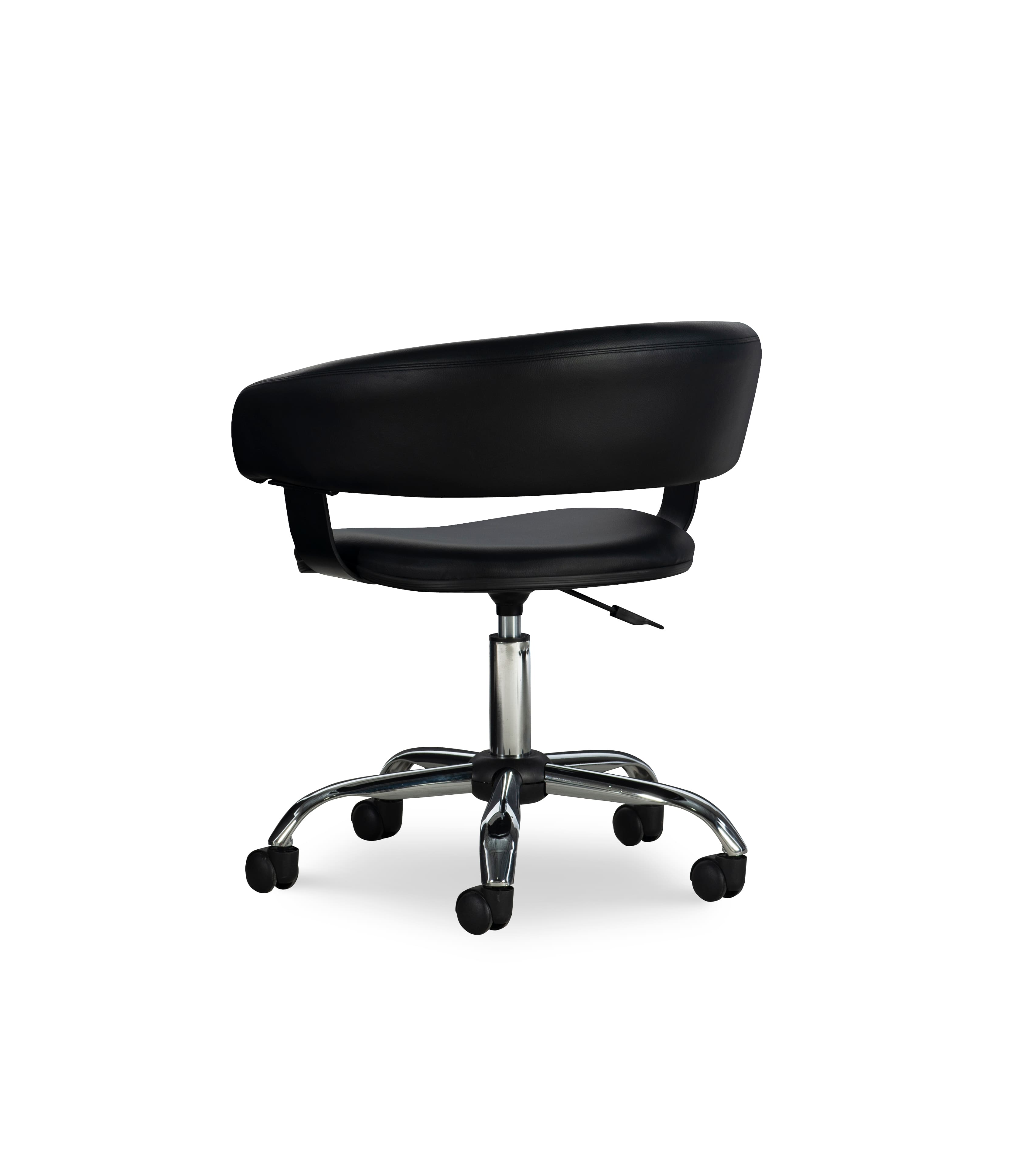 Alt View Zoom 14. Linon Home Décor - Simken Faux Leather Gas Lift Desk Chair - Black.