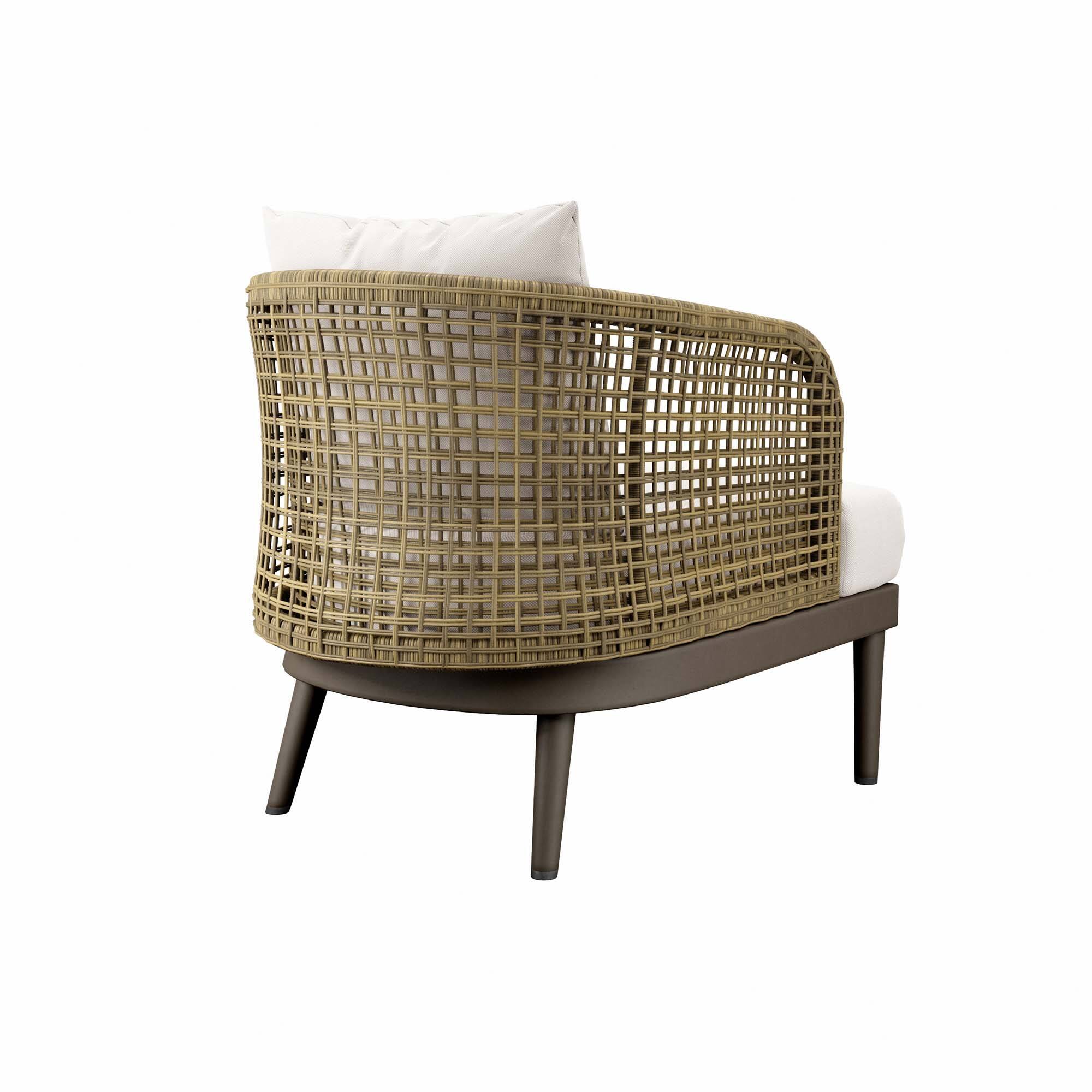 Alt View 3. Modway - Meadow Outdoor Patio Armchair by Modway - Natural White.