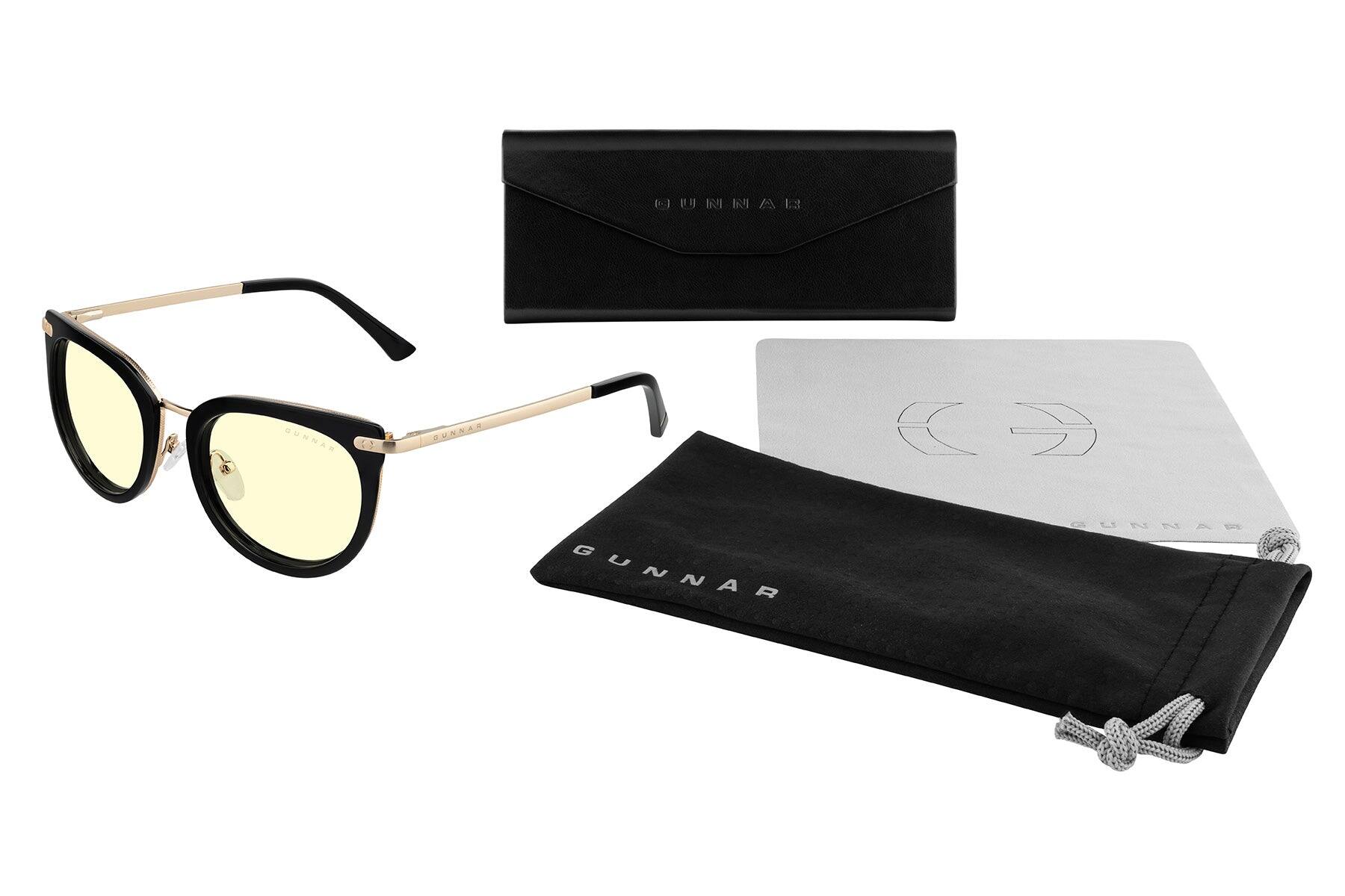 Alt View 9. GUNNAR - GUNNAR Womens Computer Glasses  -  Lahti, Poseidon, Clear Lens - Blue Light Blocking, Releive Dry Eye, Anti Glare - Poseidon.