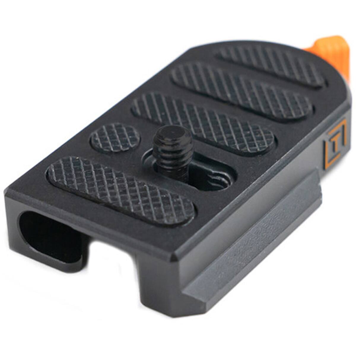 Alt View 3. Tether Tools - Tether Tools TetherGuard LeverLock Plate and TetherPro 15' USB-C Dual Right Angle Cable, High-Visibility Orange.