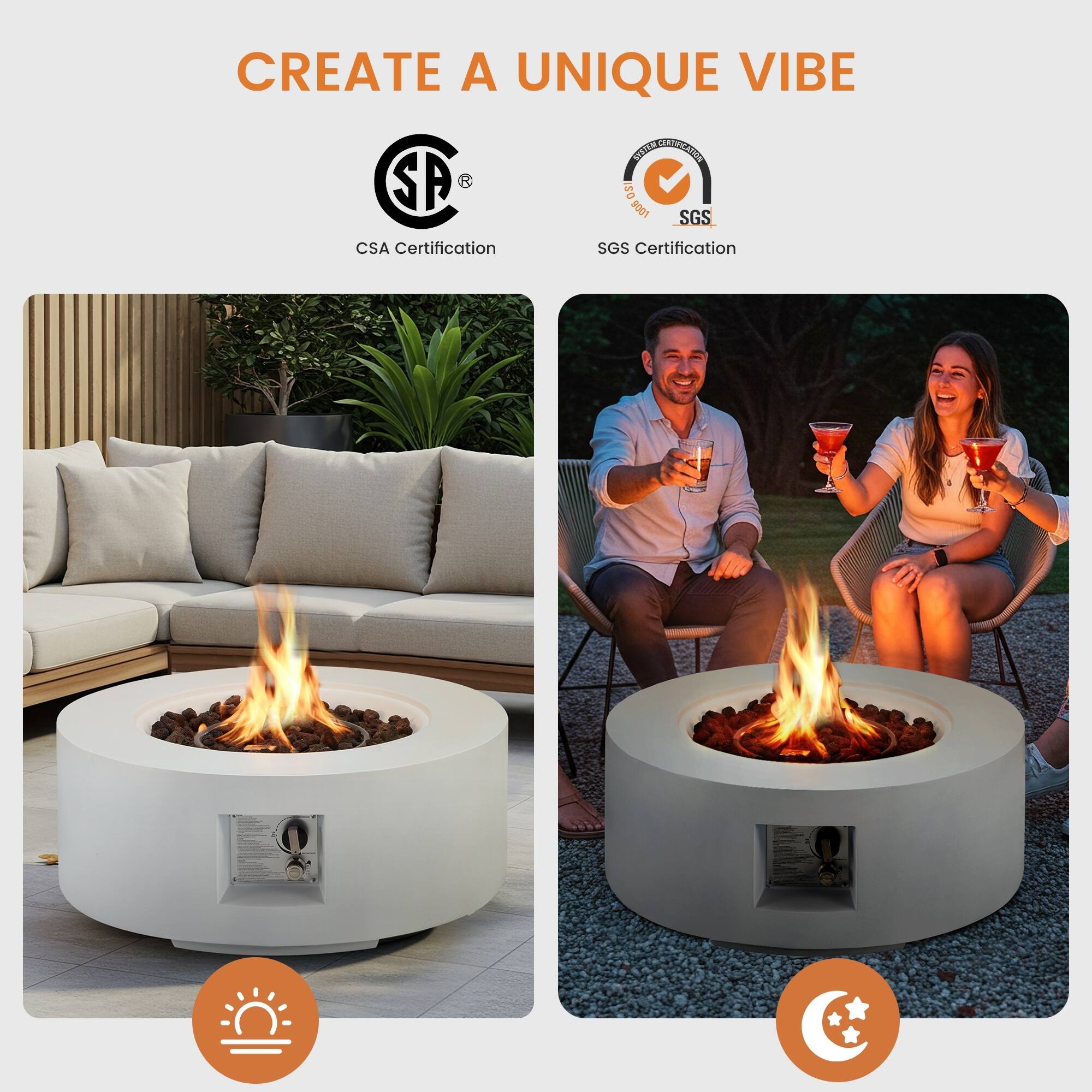 CREATE A UNIQUE VIBE

CSA Certification

SGS Certification