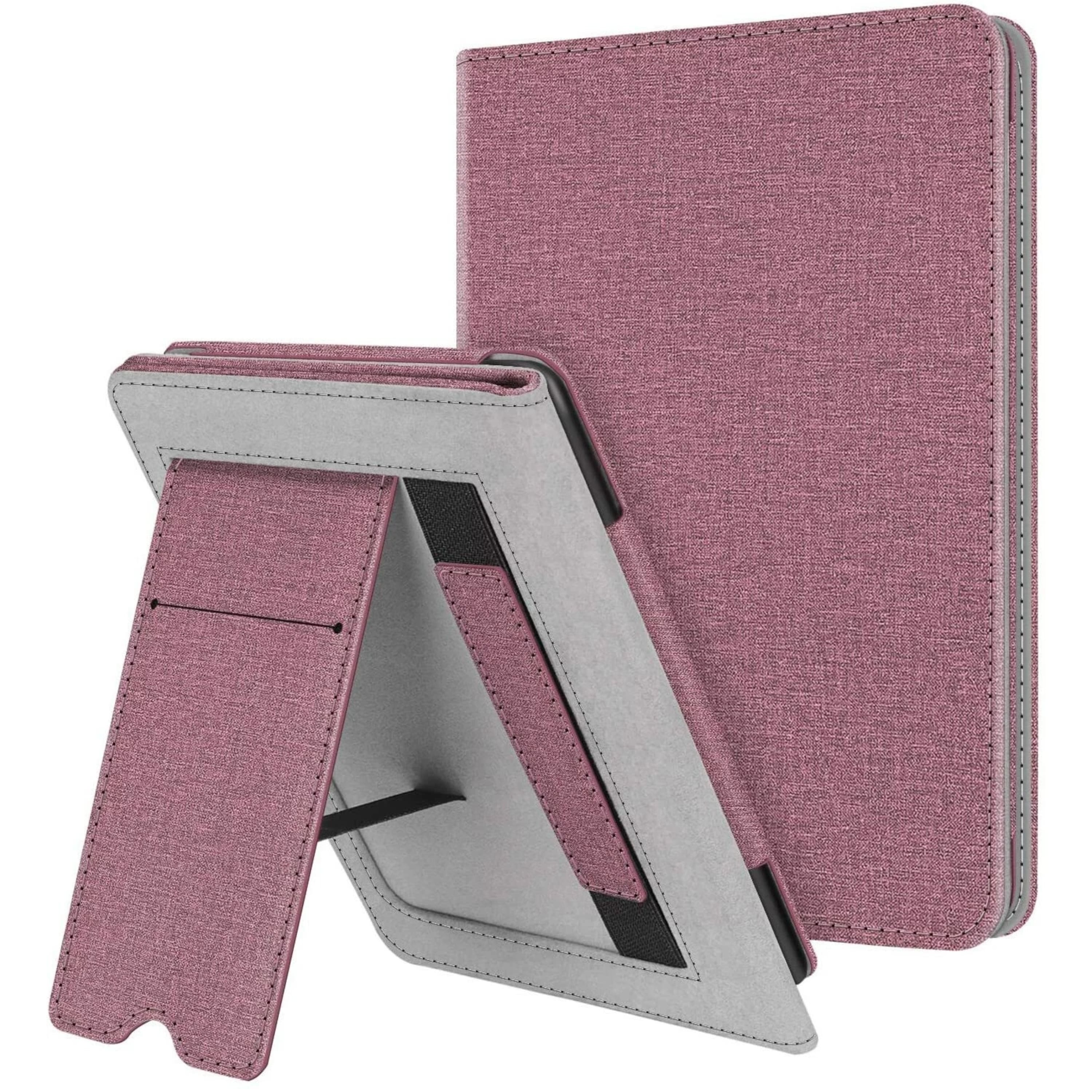 Kitcheniva - Kindle Paperwhite 10th Generation 2018 Case With Hand Strap And Folding Stand - Plum