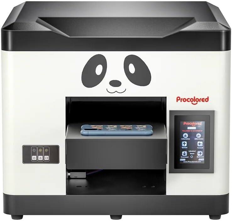 Alt View 4. Procolored - V6 Panda UV Printer 6.7" A4 L800 for Acrylic,Metal,Leather,Golf,Bottle,Phone case and More.