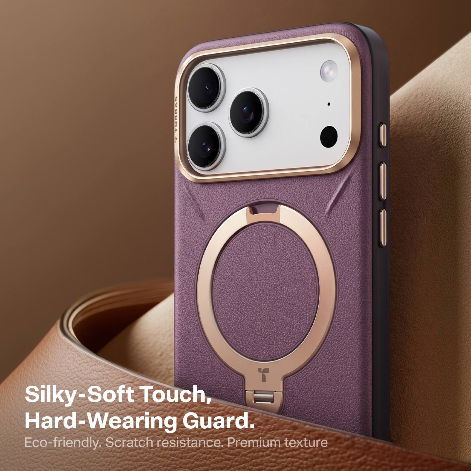 Silky-Soft Touch, Hard-Wearing Guard.  
Eco-friendly, Scratch resistance, Premium texture