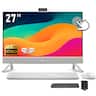 Dell - Upgraded - 27" FHD Touchscreen All-in-One Desktop,Intel 7 150U,32GB DDR5,1TB SSD+1TB Dock Set,GeForce MX570A,Win 11 - White