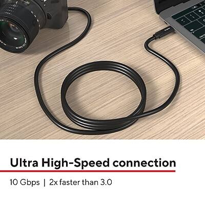 Ultra High-Speed connection  
10 Gbps | 2x faster than 3.0