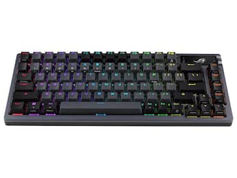 ASUS ROG Azoth 75 Wireless DIY Keyboard OLED, Hot Swap PBT Keycaps ASUS ROG Azoth 75 Wireless DIY Keyboard OLED, Hot Swap PBT Keycaps