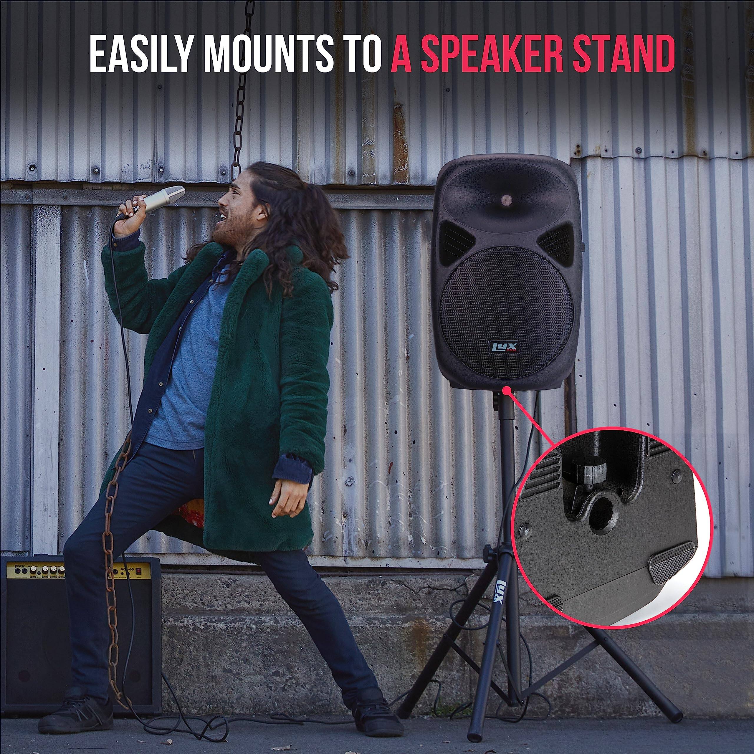 EASILY MOUNTS TO A SPEAKER STAND UX
