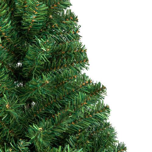 Alt View 2. Winado - 8FT Artificial Christmas PVC Tree Unlit with Branch, Metal Base for Indoor Outdoor Xmas Holiday Home Party Decoration - Green.