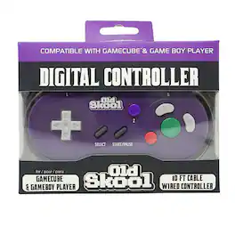 Old Skool - Digital Controller for Gamecube and Gameboy Player - Purple