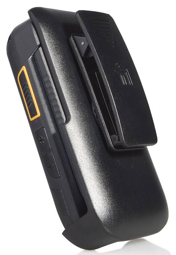 Alt View 4. Nakedcellphone - Belt Clip Holster/Holder Case for Sonim XP3 Flip Phone (XP3800) - Black.