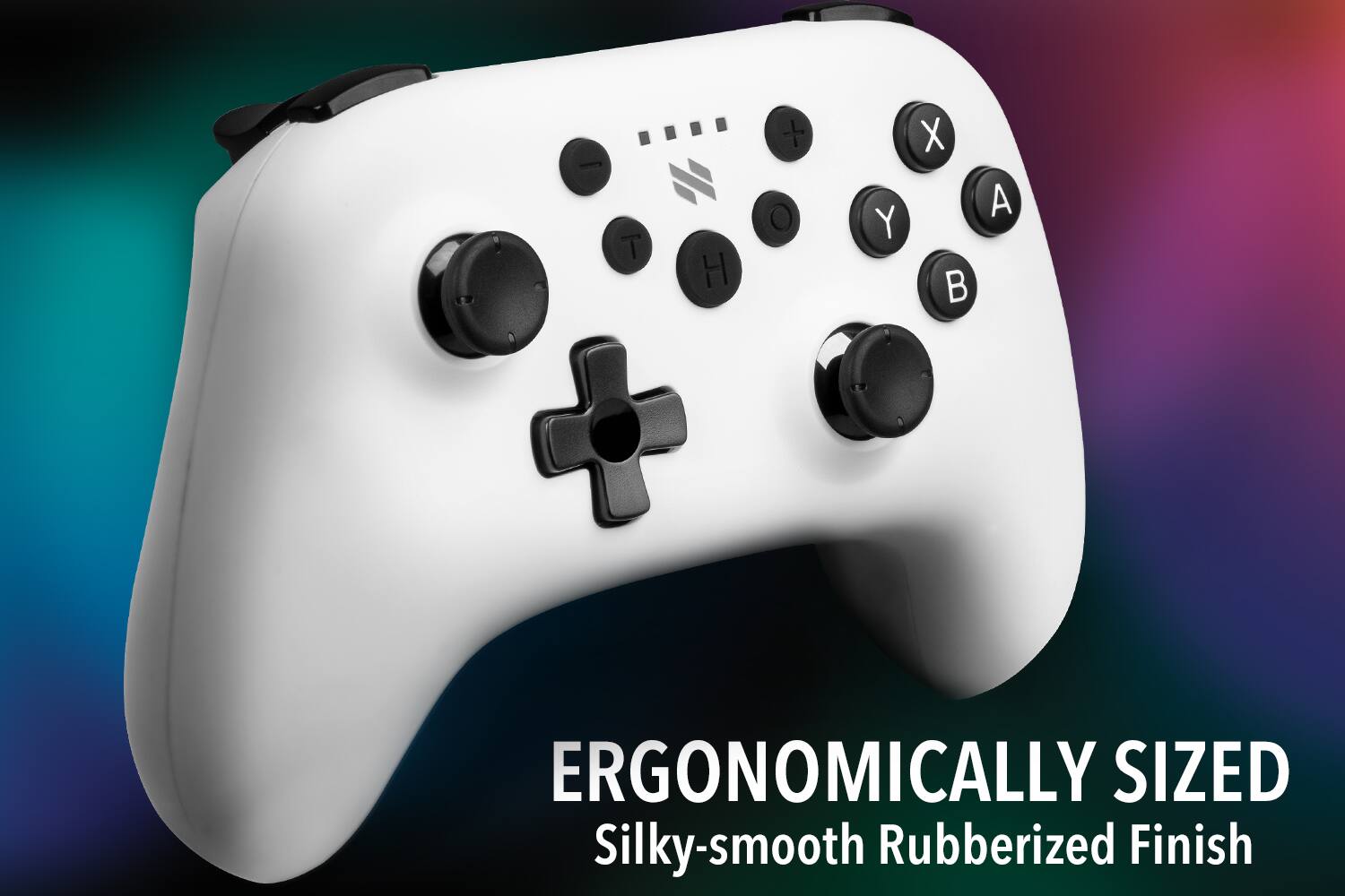 ERGONOMICALLY SIZED  
Silky-smooth Rubberized Finish