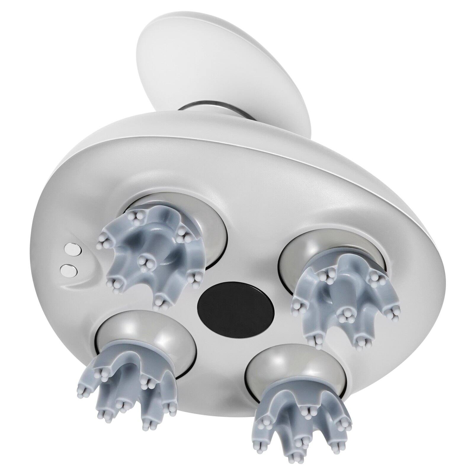 Alt View 10. Glintex - Electric Scalp Massager Portable Heated Rechargeable Waterproof Head Massager for Hair Growth and Relaxation - Elegant White.