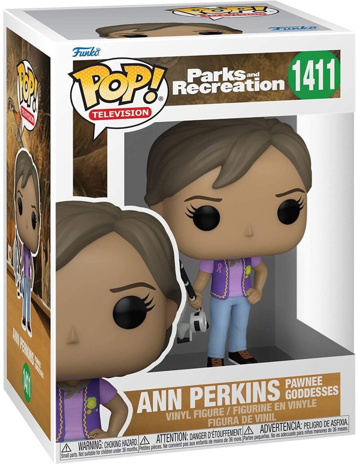Funko. POP! Television Parks and Recreation 1411 Ann Perkins Pawnee Goddesses Ann Vinyl Figure / Figurine En Vinyle Vinyl Figure Advertencia: Peligro de asfixia menores de 36 meses. D'TOUFFEMENT. adecuado para nios ATTENTION: DANGER pequerias. No es de 36 mois Partes HAZARD. aux enfants de moins WARNING: CHOKING Petites pices. Not suitable for Small parts.