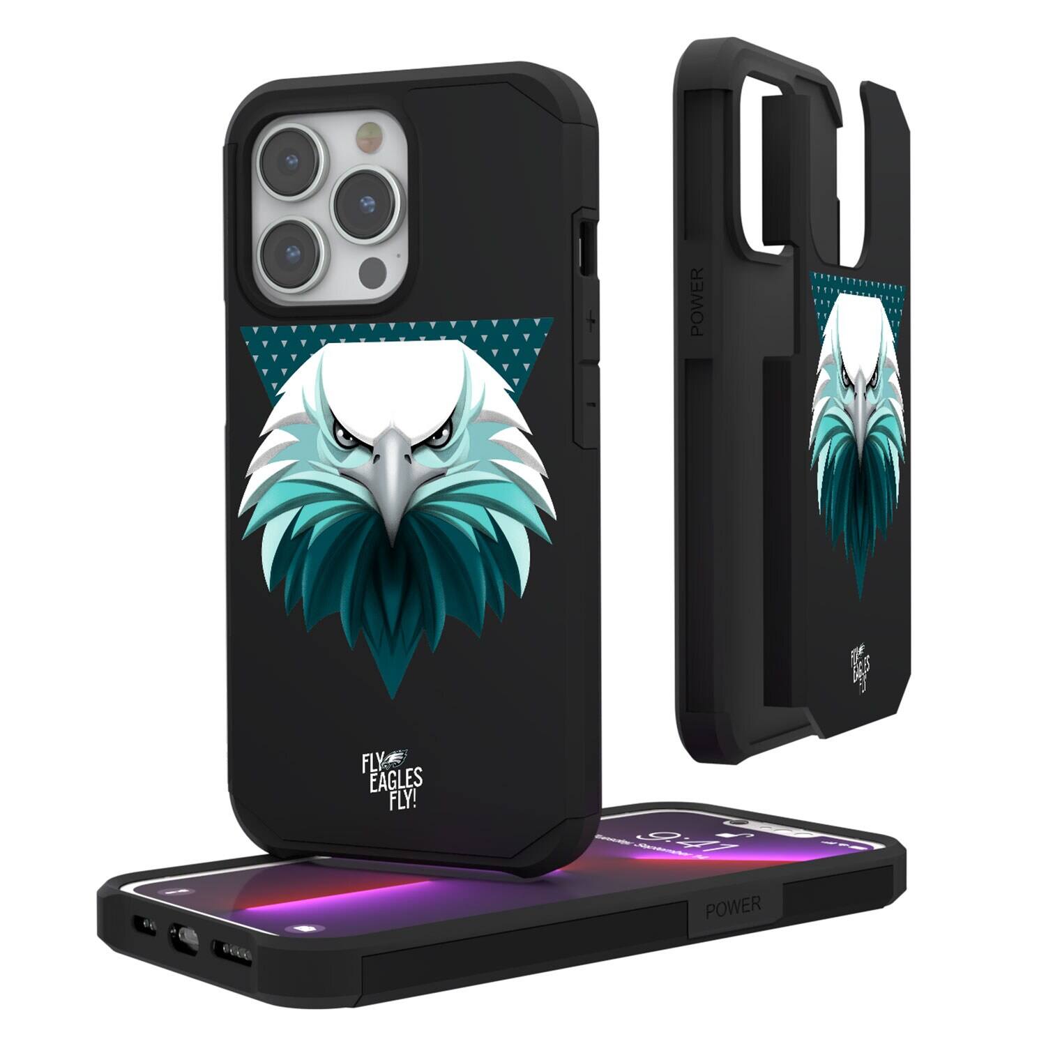 Keyscaper - NFL - Philadelphia Eagles iPhone Rugged Case - 15 Plus - Black price history on PriceWatchPro