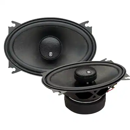 Front. Powerbass - PowerBass 2XL-463 - 4x6" Coaxial Speakers - Pair - Black/Gray.