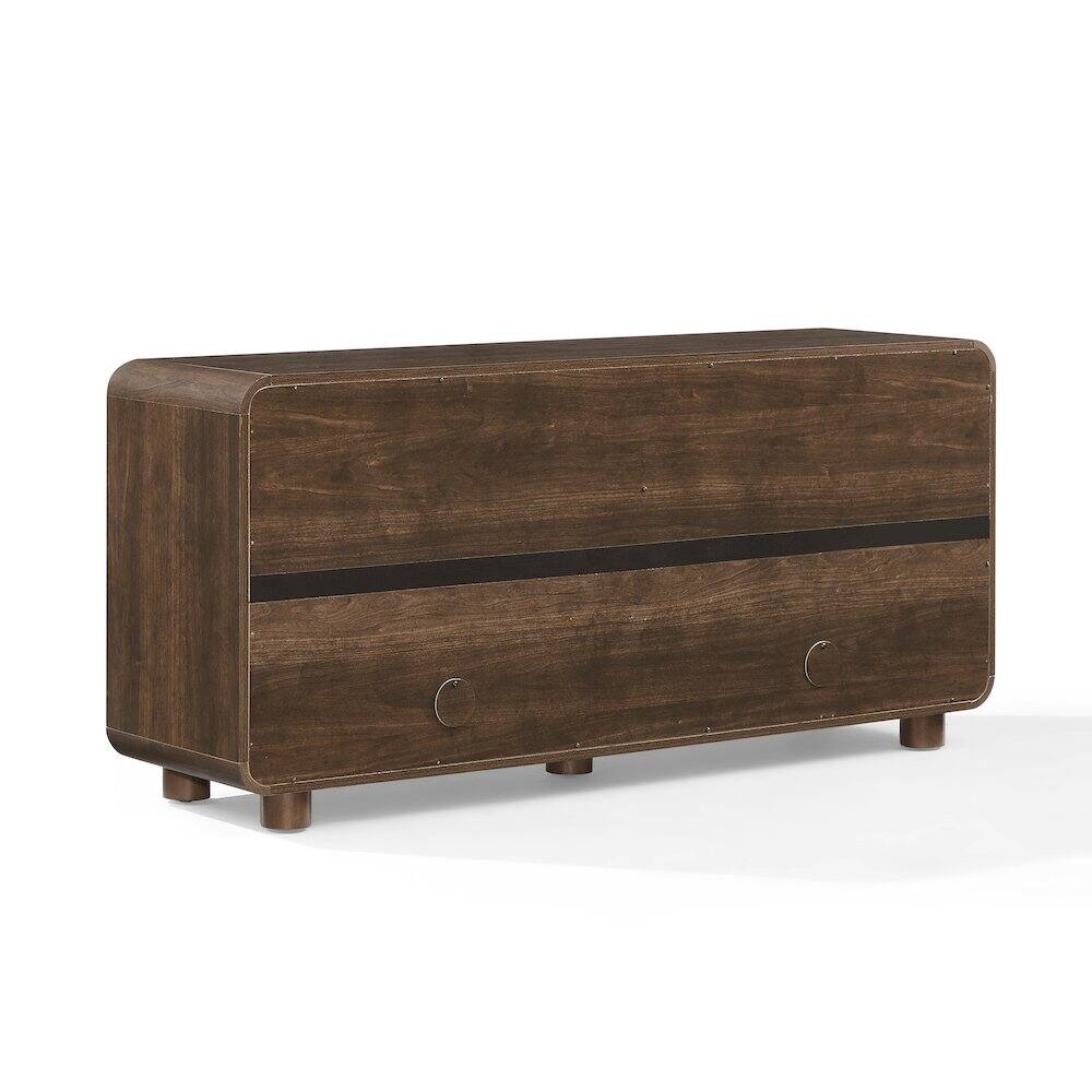 Alt View 1. Crosley Furniture - Millie Sideboard - Brown.