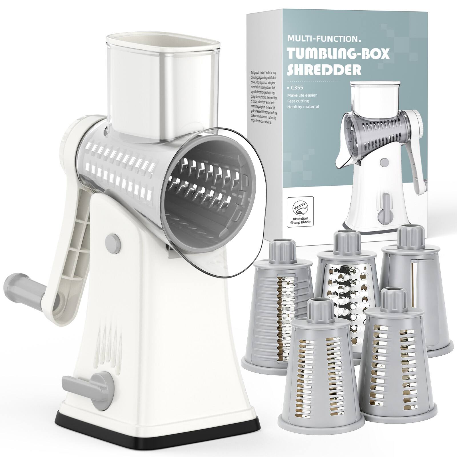 MULTI-FUNCTION  
TUMBLING-BOX SHREDDER  
C355  
Make life easier  
Fast cutting  
Healthy material  
Sharp Blade  
www.Alterton.com