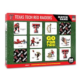 YouTheFan - Texas Tech Red Raiders Licensed Memory Match Game - Multicolor