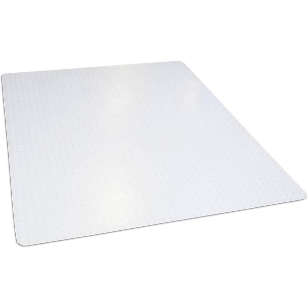 Front. ZUQIETA - ZUQIETA Non-Slip Chair Mat for Low Pile Carpet - 46"x60" Clear Heavy Duty Floor Protector - Clear.