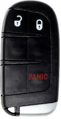 Front. Car Keys Express - Car Keys Express Chrysler, Dodge, and Jeep Simple Key - 3 Button Smart Key Remote and programming device - Black.