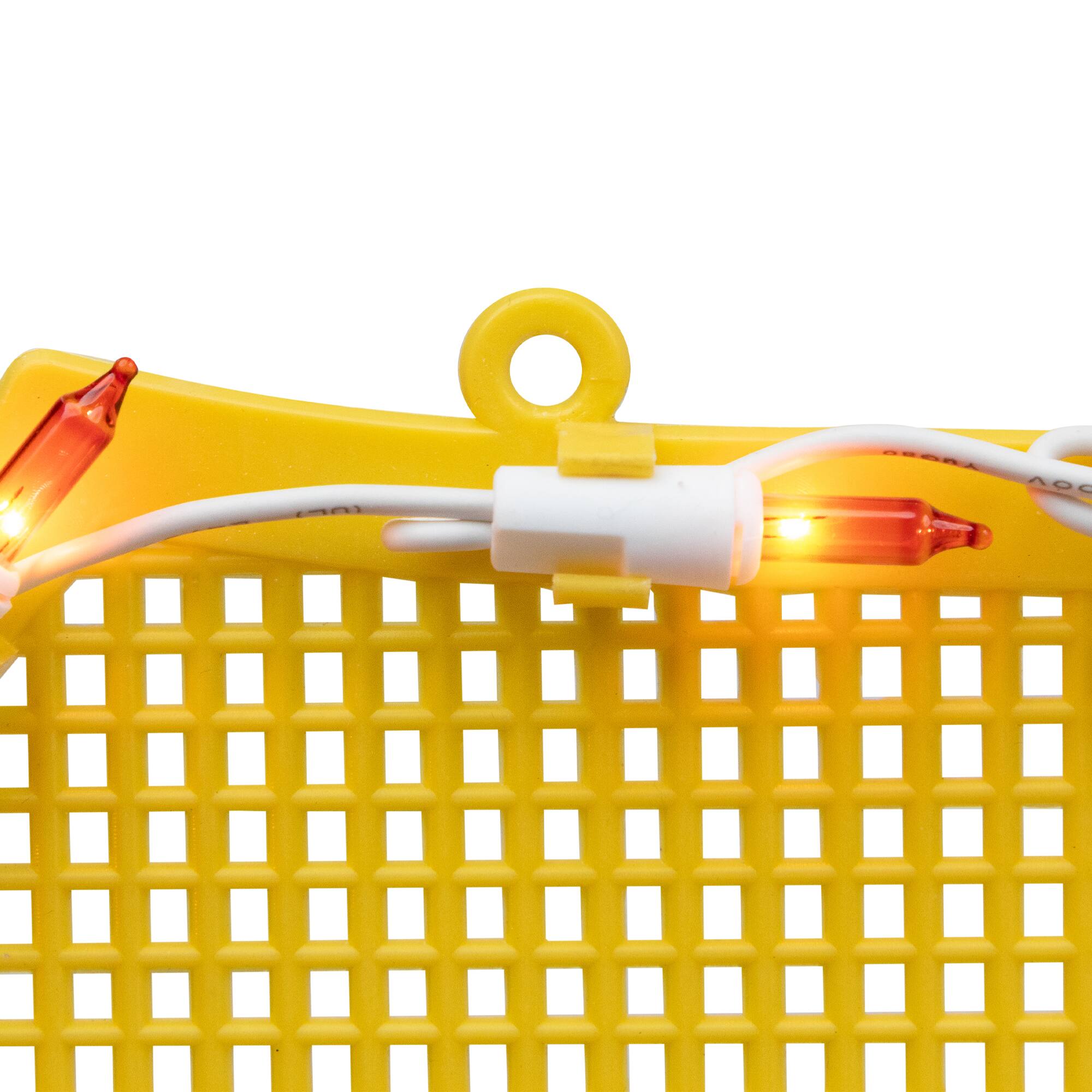 Alt View 6. Northlight - Lighted Hatching Baby Chick in Egg Easter Window Decoration - 17" - Yellow.