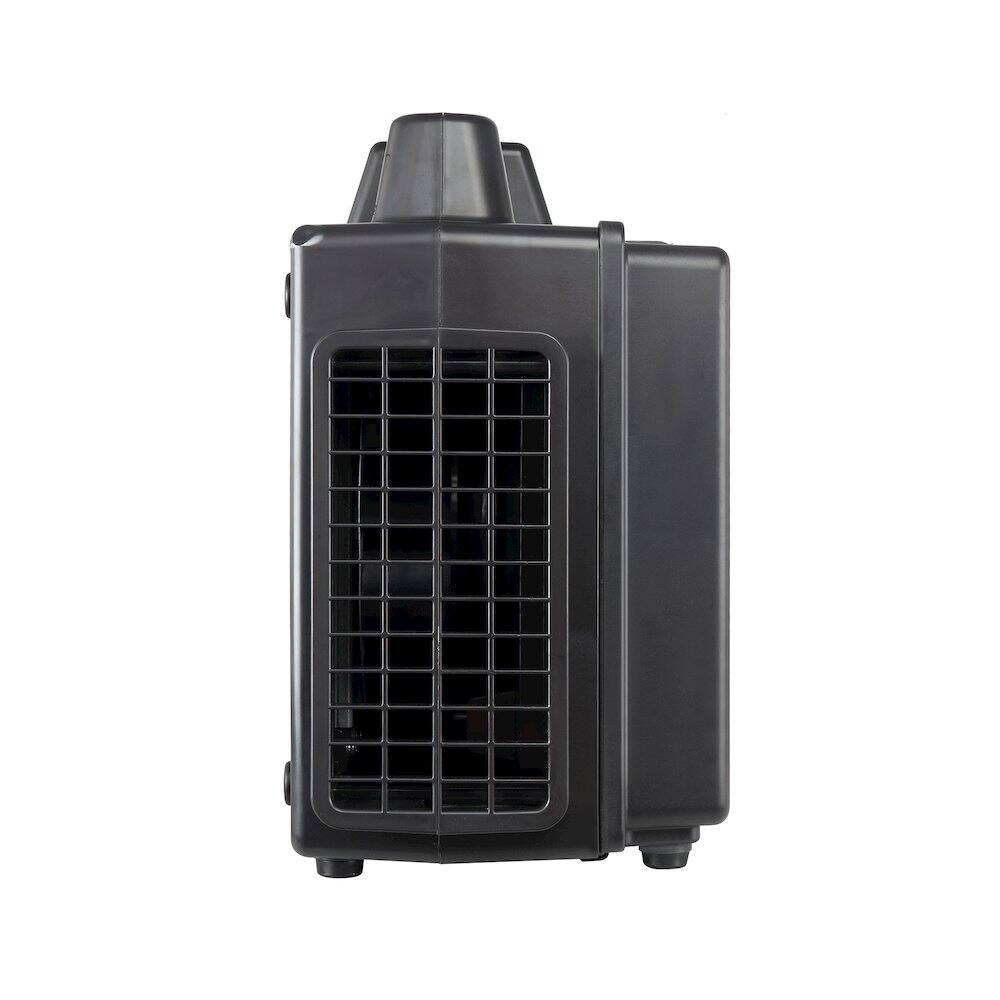 Alt View 2. XPOWER - 5 Stage Filtration HEPA Air Purifier with Dual UV-C Lights and PM2.5 Sensor - Black.