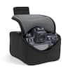 Front. USA Gear - (Large) Neoprene Camera Sleeve with Accessory Storage & Belt Loop - Black.