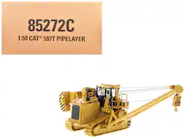 CAT Caterpillar 587T Pipelayer with Operator "Core Classics" Series 1/50 Diecast Model by Diecast Masters - Yellow
