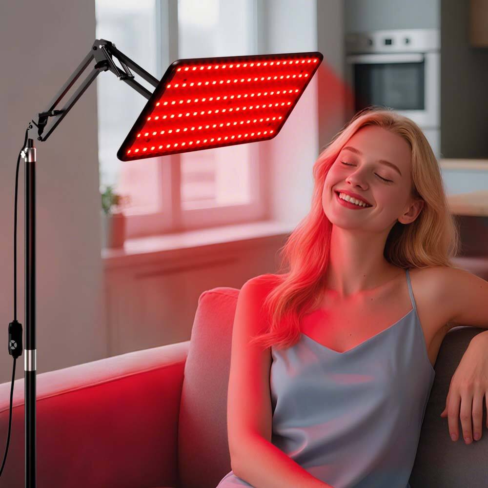 Back. Morfone - 120 LED Red Light Therapy Device 660nm, 850nm, 940nm Wavelengths, Ideal Red Light Therapy Lamp for Body and Facial Care.