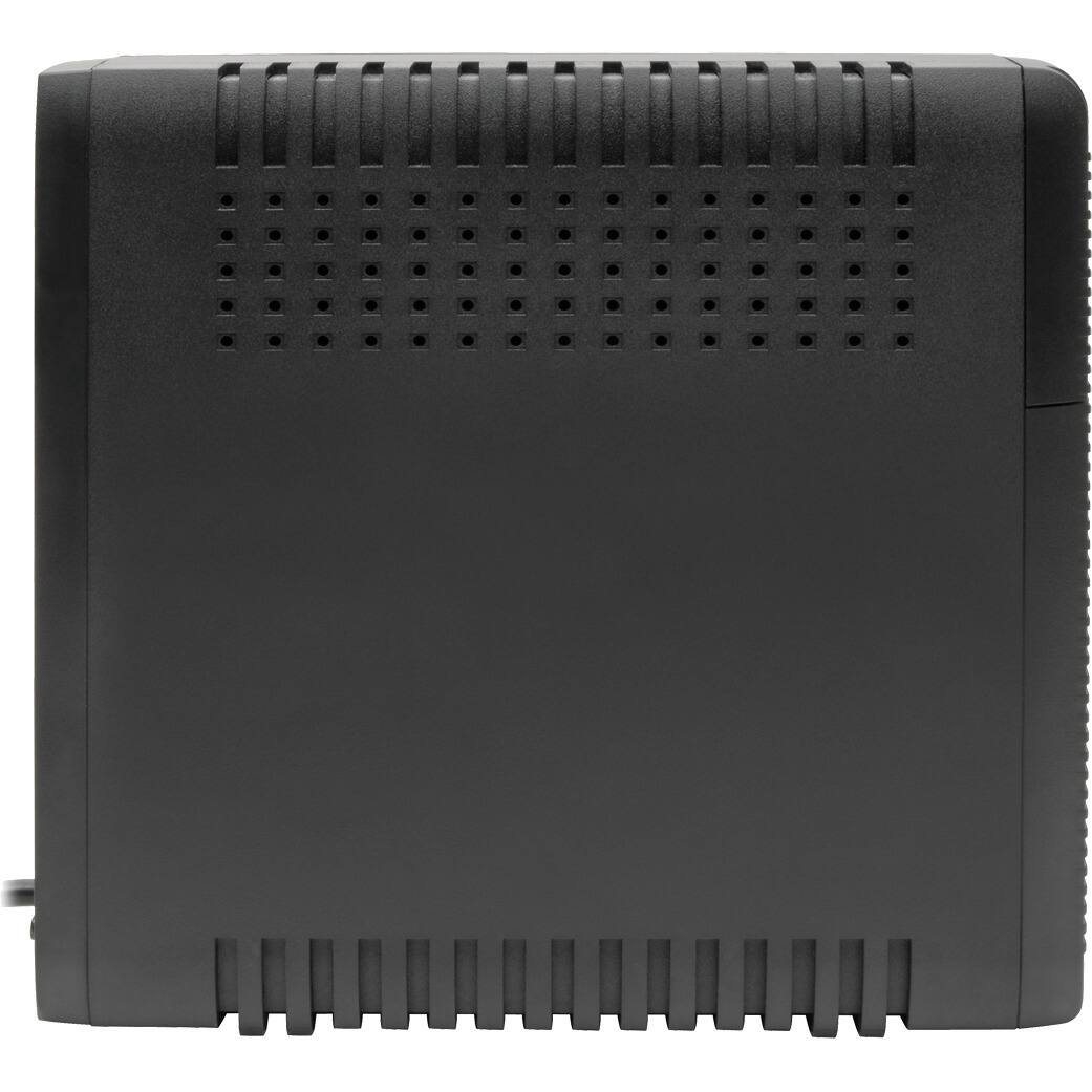 Alt View 2. Tripp Lite - Tripp Lite by Eaton UPS Line-Interactive UPS with USB and 8 Outlets - 120V 1000VA 600W 50/60 Hz AVR ECO Series - 1000 - Black.