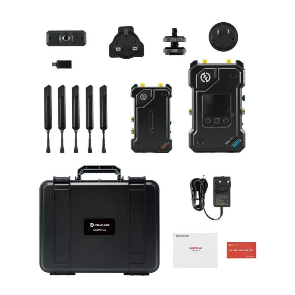 HOLLYLAND - Cosmo C2 Black Video Transmission System Kit with Frequency Hopping