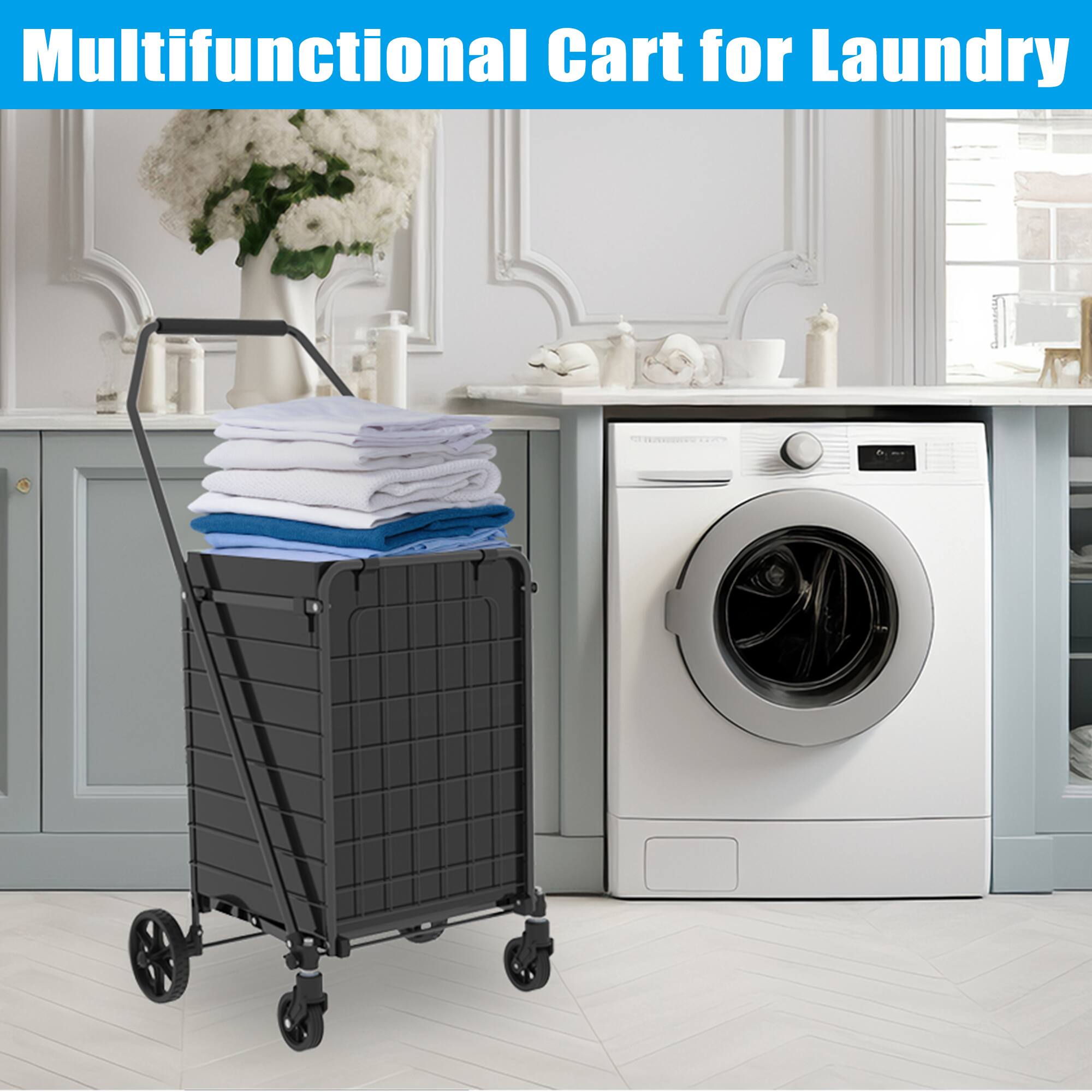 Multifunctional Cart for Laundry