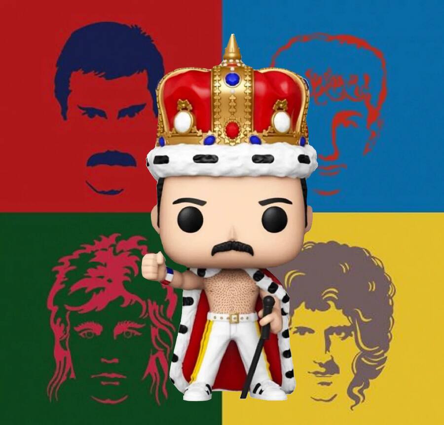 Funko Pop! Queen: Freddie Mercury Crowned Multicolor FU50149