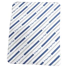 Logo Brands - Los Angeles Dodgers 50" x 60" Classic Vertical Stripe Fleece Throw Blanket - Multicolor