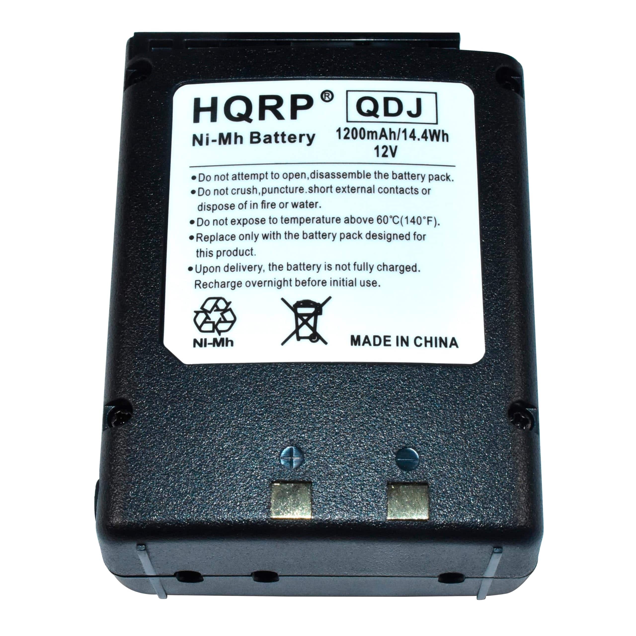 HQRP - 12 V 1200 mAh Ni-MH Battery Replacement for Icom IC-A3 IC-A22 BP-166 Two-Way Radio price history on PriceWatchPro