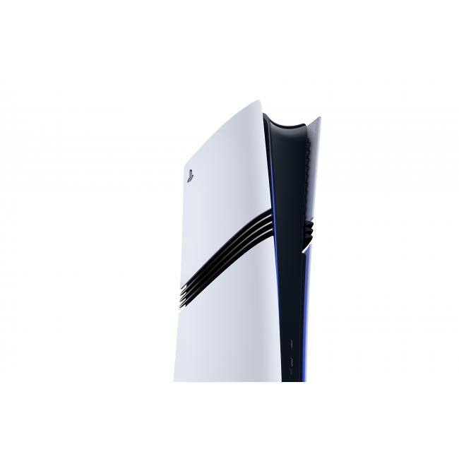 Alt View 4. Sony - PlayStation 5 Pro Console + PlayStation 5 DualSense Wireless Controller - Includes PS5 Pro Console & 2 DualSense - White.