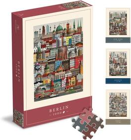 Martin Schwartz - 1000 Piece Jigsaw Puzzle for Adults – Cityscape Illustration of Berlin