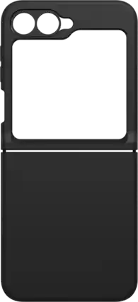 Front. ZAGG - Zagg Bridgetown Snap Magnetic Black Case - Samsung Galaxy Z Flip6 - Black.