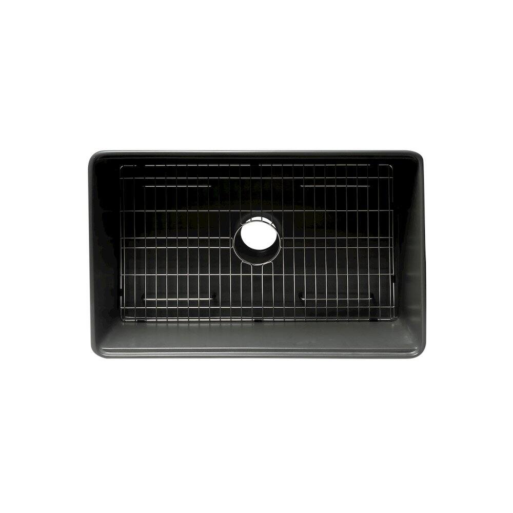 Alt View 3. Alfi - ALFI brand Grey Matte Workstation 30 x 20 Single Bowl Step Rim Fireclay Farm Sink - Gray.